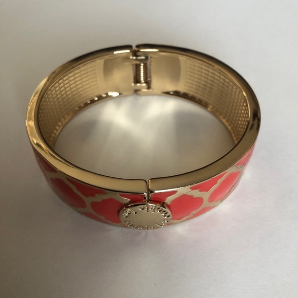 Cookie Lee Bracelet Collectible Enamel Red Orange Couture - Picture 5 of 5